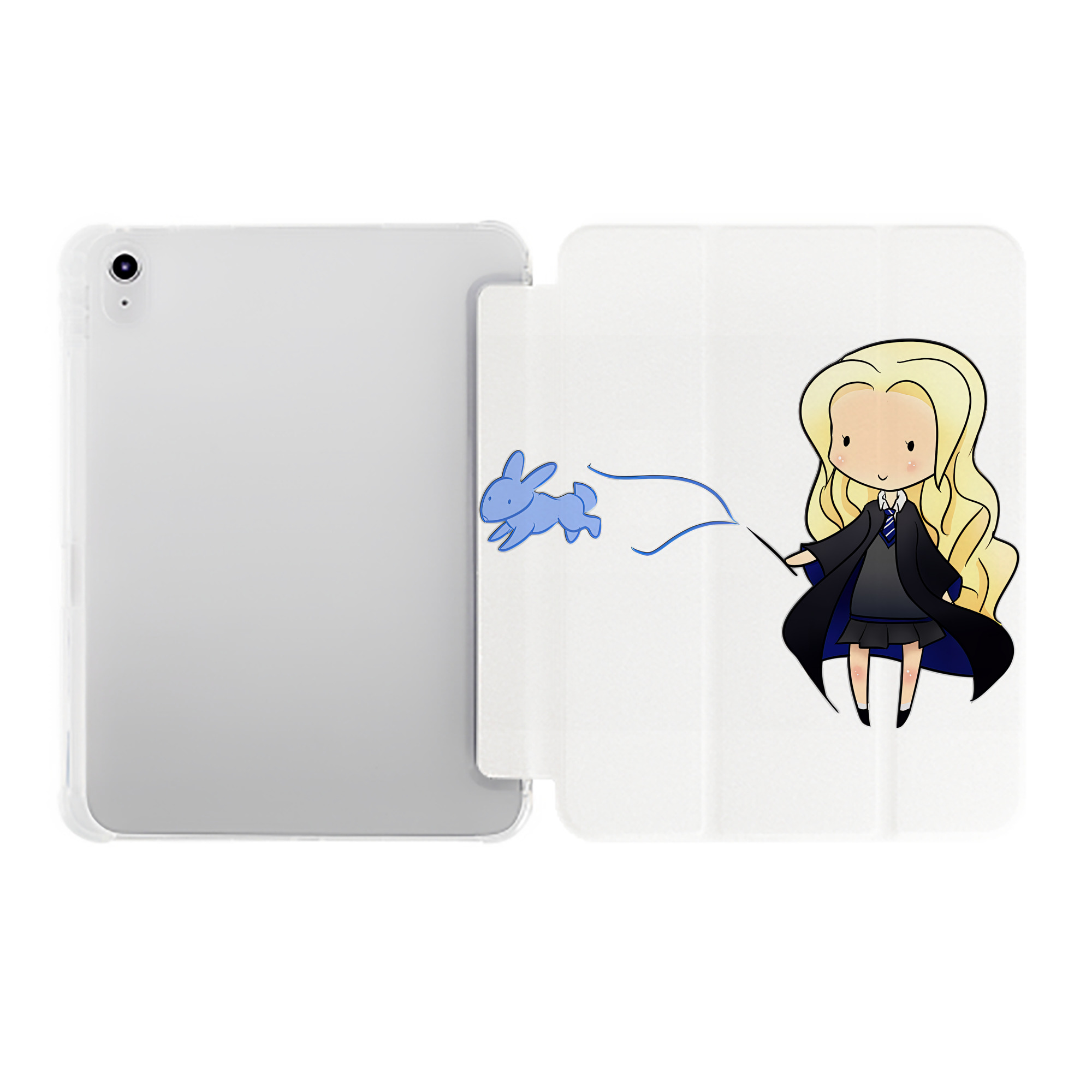 （画像用） Harry Potter ハリー・ポッターシリーズ IPad ケース ペン収納付き 三つ折りスタンド PUレザー×シリコン 対応機種9.5/10.5/10.9インチ